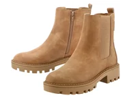 Botki damskie - esmara® Botki damskie z bocznym wstawkami (Beżowy, 36) - miniaturka - grafika 1
