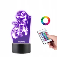 Lampy pozostałe - Lampka na Biurko Statuetka Dziecko na Rowerze - miniaturka - grafika 1