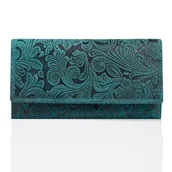 Portfele - Skórzany Portfel Damski Vintage T-25-Gr Paolo Peruzzi - miniaturka - grafika 1