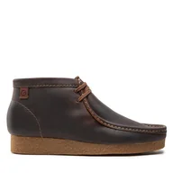 Botki męskie - Trzewiki Clarks Shacre 261594367 Brązowy - miniaturka - grafika 1