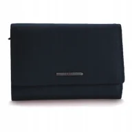 Portfele - Klasyczny Czarny Damski Portfel Bellugio Skóra Naturalna Ochrona RFID - miniaturka - grafika 1