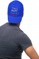 Czapki i chusty sportowe męskie - CZAPKA BEJSBOLÓWKA HAFT LOGO NAPISEM NADRUKIEM - miniaturka - grafika 1