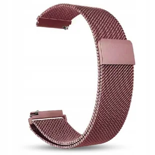 UNIWERSALNA STALOWA BRANSOLETA DO ZEGARKA SMARTWATCH MILANESE MAGNES 20mm - Akcesoria do smartwatchy - miniaturka - grafika 1