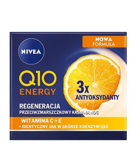 Nivea  Q10 Plus C Przeciwzmarszczkowy krem do twarzy na noc 40 ml - Kremy do twarzy - miniaturka - grafika 1