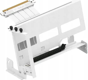 Uchwyt do karty graficznej Regulowany EZDIY-FAB Riser Biały PCIE 4.0 Vertical GPU - Akcesoria do komputerów stacjonarnych - miniaturka - grafika 1