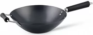 Woki - NoName Patelnia wok patelnia Excellence 35 cm stal nierdzewna czarna twm_846756 - miniaturka - grafika 1
