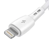 Kable USB - Kabel USB do Lightning Vipfan Racing X05, 3A, 3m (biały) - miniaturka - grafika 1