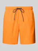 Kąpielówki męskie - Spodenki kąpielowe o kroju regular fit z kieszenią zapinaną na zamek błyskawiczny - miniaturka - grafika 1