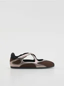 Półbuty damskie - Reserved - Sportowe baleriny z siateczką - ciemnobrązowy - miniaturka - grafika 1