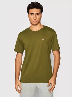 Koszulki męskie - Champion T-Shirt 216545 Zielony Regular Fit - grafika 1