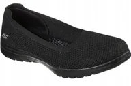 Półbuty damskie - SKECHERS PÓŁBUTY DAMSKIE WSUWANE CZARNE NISKIE PROSTE 40 Ż3J - miniaturka - grafika 1