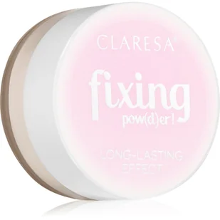 CLARESA - FIXING POW(D)ER! LONG LASTING EFFECT - Semi-transparent Fixing Loose Powder - Sypki puder do twarzy - 5,5 g - Pudry do twarzy - miniaturka - grafika 1