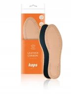 Akcesoria obuwnicze - Wkładki do butów skórzane naturalne z węglem aktywnym rozmiar 43 - miniaturka - grafika 1