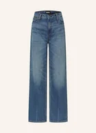 Spodnie damskie - Boss Jeansy Straight Crossroad blau - miniaturka - grafika 1