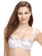 Biustonosze - Susa Damski biustonosz Dirndl, Biały (biało-złoty 601), 80A - miniaturka - grafika 1