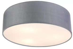 Candellux Natynkowa LAMPA sufitowa KIOTO 31-64707 abażurowa OPRAWA okrągły plafon szary 31-64707 - Lampy sufitowe - miniaturka - grafika 1
