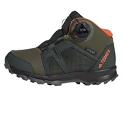 Buty trekkingowe damskie - Buty adidas Terrex Boa Mid Rain.Rdy Jr (kolor Zielony, rozmiar 38 2/3) - miniaturka - grafika 1