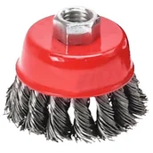 Materiały ścierne - Verto Szczotka druciana 62H131 doczołowa wzmacniana 100 mm x M14 - miniaturka - grafika 1