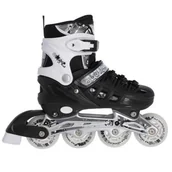 Rolki - Nils EXTREME NH10905 4w1 CZARNE ROZM. L(39-42) ŁYŻWOROLKI Z WYM. PŁOZĄ HOKEJOWĄ EXTREME 16-25-025 - miniaturka - grafika 1