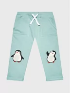 Spodnie i spodenki dla dziewczynek - Blue Seven Spodnie dresowe 990054 Zielony Regular Fit - miniaturka - grafika 1