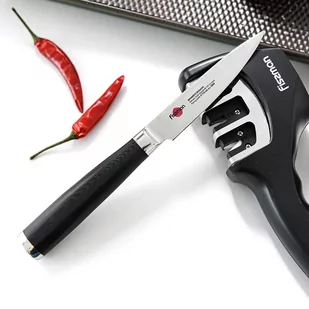 Fissman Nóż do obierania 4&quot; MUSASHI 10 cm Damast - Noże kuchenne - miniaturka - grafika 3