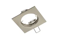 Oprawy, klosze i abażury - GTV SUFITOWA OPRAWA PUNKTOWA PORTO, ODLEW, IP20, INOX, KWADRAT, TYP DS10 OP-PROD4-02 - miniaturka - grafika 1