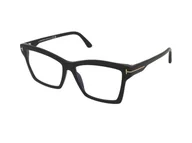 Okulary korekcyjne, oprawki, szkła - Dioptrie szkieł Tom Ford FT5964-B 001 - miniaturka - grafika 1