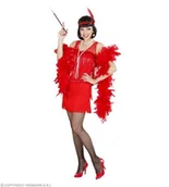 Stroje karnawałowe - SUKIENKA RETRO CHARLESTON CZERWONA-XL - miniaturka - grafika 1