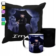 Gadżety dla niej i dla niego - ZESTAW KUBEK MAGICZNY + POSZEWKA Z PODUSZKĄ-ENID RĄCZKA SERIAL PREZENT + IM - miniaturka - grafika 1