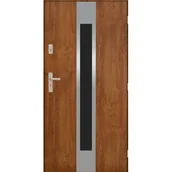 Drzwi zewnętrzne - Drzwi zewnętrzne HEMERA Złoty dąb 90 prawe - miniaturka - grafika 1