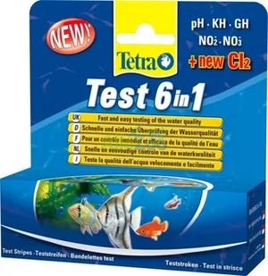Tetra Test 6in1 25 sztuk/opakowanie - Pozostałe akcesoria do akwarium - miniaturka - grafika 1