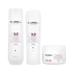 Goldwell DUALSENSES COLOR Szampon 250 ml + Odżywka 200 ml + Kuracja 200 ml 0000052691 - Szampony do włosów - miniaturka - grafika 1