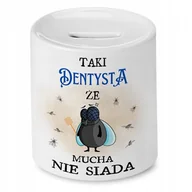 Skarbonki - Skarbonka dla Dentysty na Urodziny Idealny Prezent z Nadrukiem ze Zdjęciem - miniaturka - grafika 1