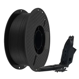 KINGROON 3D Printer HS-PLA Filament 1KG 1.75mm Wysoka płynność Materiał do druku 3D Degradowalny Ekologiczny Szpula Dokładność wymiarowa +/-0.02mm Standard 1 Rolka - Czarny - Filamenty i akcesoria do drukarek 3D - miniaturka - grafika 1