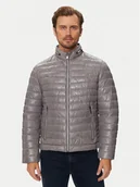 Kurtki męskie - Milestone Kurtka skórzana Cortino 431019 60515 Szary Regular Fit - miniaturka - grafika 1