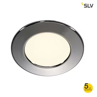 SLV SPOTLINE Downlight DL 126 LED okrągły chrom 2700K 112162 - Lampy pozostałe - miniaturka - grafika 1
