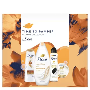 Dove Zestaw For Women Eco7b (Nourishing Silk SG + Deo + Antifrizz + Silky BL) - Zestawy kosmetyków damskich - miniaturka - grafika 1