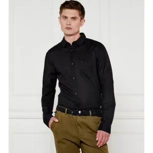 Calvin Klein Lniana koszula Regular Fit - Koszule męskie - miniaturka - grafika 1