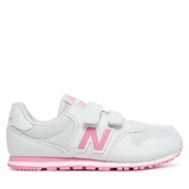Buty dla dziewczynek - Sneakersy New Balance PV500QP1 Szary - miniaturka - grafika 1