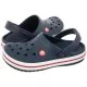 Klapki Crocband Clog K Navy/Red 207006-485 (CR251-a) Crocs - Buty dla chłopców - miniaturka - grafika 1