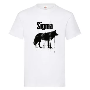 Koszulka męska Samiec Sigma Silny samotny Wilk T-shirt męski - Koszulki męskie - miniaturka - grafika 1