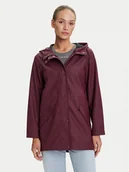 Kurtki damskie - Vero Moda Kurtka przeciwdeszczowa Malou 10266982 Bordowy Regular Fit - miniaturka - grafika 1