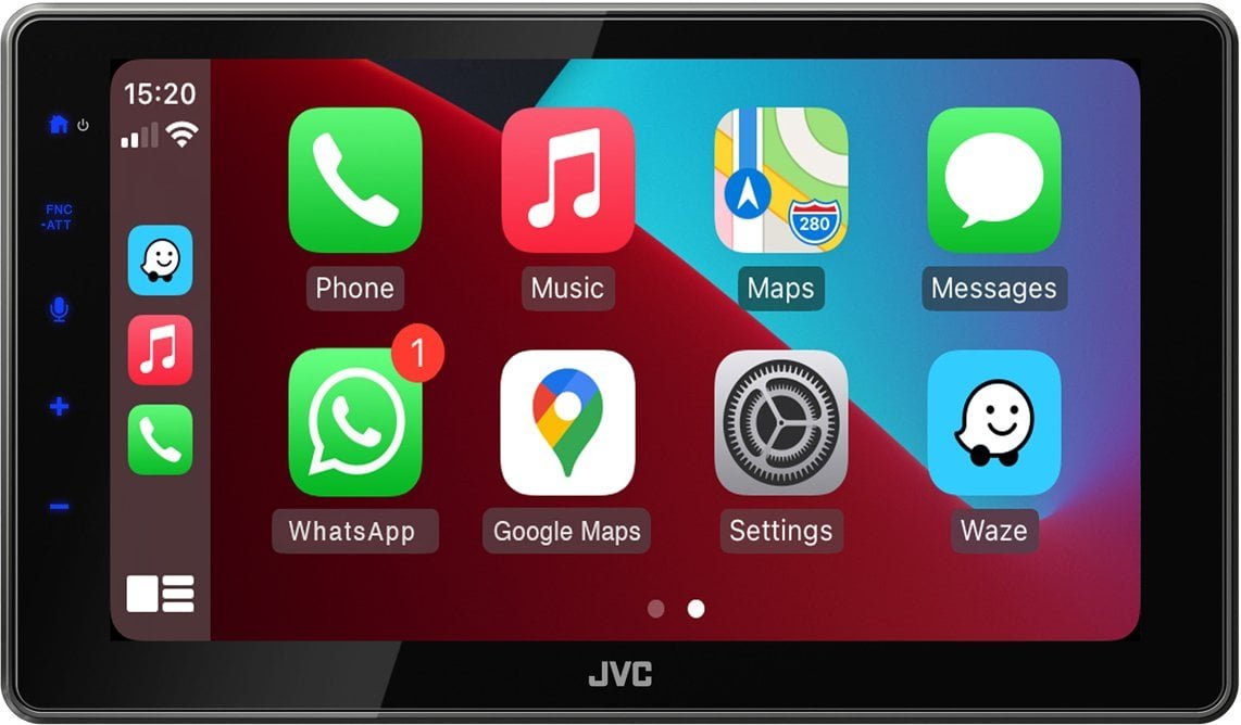 JVC KW-Z900DBW DAB BT 9'' 1DIN WiFi Carplay AndroidAuto