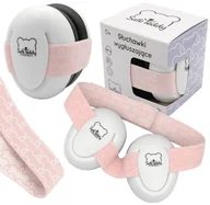 Zabezpieczenia dla dzieci - Słuchawki wygłuszające ochronne dzieci niemowląt róż 0miesięcy+ SafeTeddy - miniaturka - grafika 1