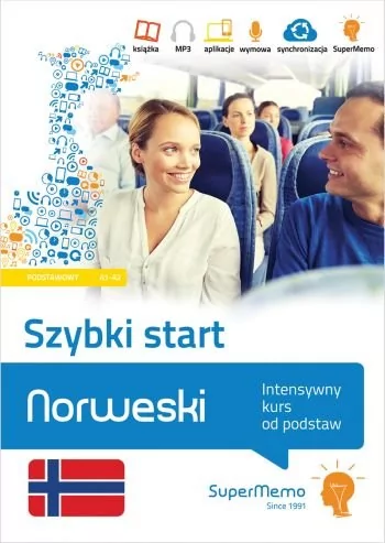 Norweski Szybki start Intensywny kurs od podstaw poziom podstawowy A1-A2 - Małkowska Anna, Szymańska Oliwia