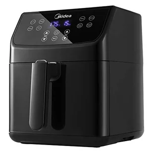 Midea MF-CN55A2 frytkownica na gorące powietrze, 5,5 l, XXL, cyfrowy wyświetlacz, 8 różnych programów, swobodny wybór temperatury od 30 do 200°C, 1700 W, czarna - Frytkownice - miniaturka - grafika 1