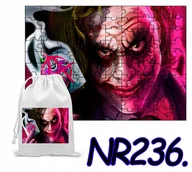 Puzzle - PUZZLE 96 EL. UKŁADANKA PREZENT JOKER BATMAN + WORECZEK Z NADRUKIEM - miniaturka - grafika 1