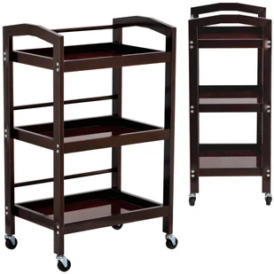 Pomocnik kosmetyczny fryzjerski do salonu ST012 uniwersalna szafka wózek stolik na kółkach z szufladą - Meble kosmetyczne - miniaturka - grafika 1