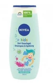 Kosmetyki kąpielowe dla dzieci - Nivea, Kids, Zel pod prysznic, jablko, 250ml (PRODUKT Z NIEMIEC) - miniaturka - grafika 1