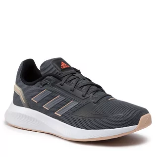 Buty sportowe damskie - Adidas Buty Runfalcon 2.0 H04519 Grey Six/Iron Metallic/Solar Red - grafika 1